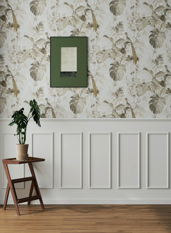 Colingmill 6 Set Accent Wall Molding Kit Premade Wainscoting Panels Wall Molding Peel and Stick Panel White Pre Cut Trim for Walls Picture Frame Molding for Home Decoration (12 x 24 Inch) - Image 1